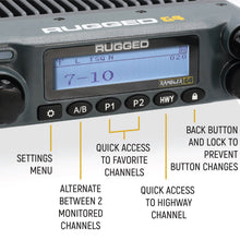 Load image into Gallery viewer, Rugged Rambler G4 GMRS Mobile Radio