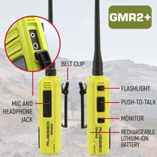 Load image into Gallery viewer, GO BAG - High Visibility GMR2 PLUS Emergency Radio Bundle
