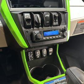 Kawasaki Teryx4 and Teryx5 H2 Complete Communication Kit with Bluetooth Intercom and 2-Way Radio - 696 PLUS Remote Head / M1 VHF Business Band