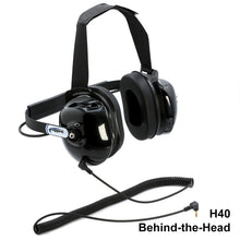Load image into Gallery viewer, Listen Only Headsets with 3.5 mm Mono Audio Cable - H20 Over-the-Head