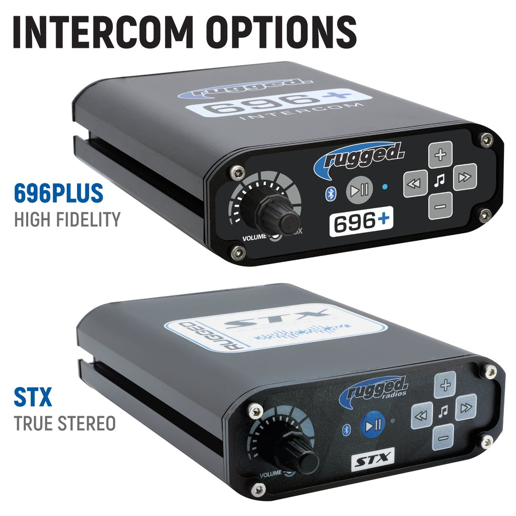 Can-Am Commander and Maverick Complete Communication Kit with Bluetooth Intercom and 2-Way Radio - Dash Mount - 696 PLUS / G1 GMRS