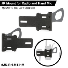 Load image into Gallery viewer, Handheld Radio Grab Bar Mount for Jeep JK JKU and JL - Fits R1 / V3 / GMR2 / GMR2 PLUS / RH-5R radios - JK - Radio-Only Mount