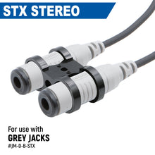 Load image into Gallery viewer, Dual Headset or Helmet Jack - Bar Mount - STX Stereo