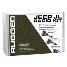 Load image into Gallery viewer, Jeep Wrangler JL JLU and Gladiator JT Two-Way GMRS Mobile Radio Kit - Rambler G4