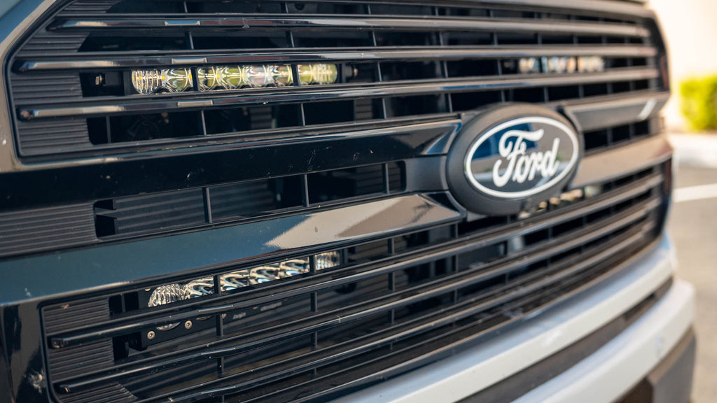 SDHQ Built '21-25 F150 / Raptor Behind the Grille Light Mounting Kit