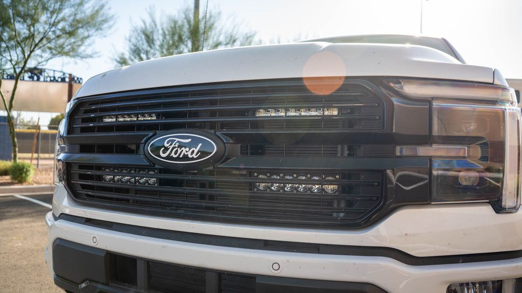SDHQ Built '21-25 F150 / Raptor Behind the Grille Light Mounting Kit