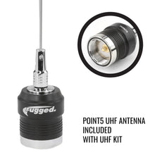 Load image into Gallery viewer, Long Track Antenna Upgrade Kit for Rugged V3 / RH5R Handheld Radio - VHF