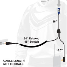 Load image into Gallery viewer, RUGGED Wired MOTO MAX Motorcycle Harness with Pre-Wired 2-Pin Rugged Handheld Radio Connector