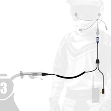 Load image into Gallery viewer, RUGGED Wired MOTO MAX Motorcycle Harness with Pre-Wired 2-Pin Rugged Handheld Radio Connector