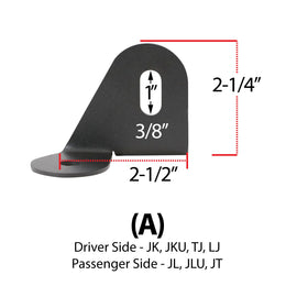 Antenna Mount for Jeep Wrangler TJ LJ JK JL and Gladiator JT - Jeep A Mount