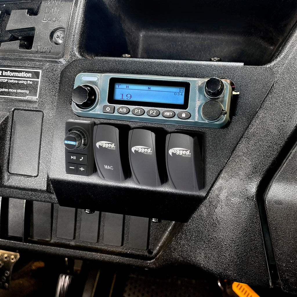 Honda Pioneer Complete Communication Kit with Bluetooth Intercom and 2-Way Radio - STX Stereo Remote Head Intercom / M1 VHF Business Band