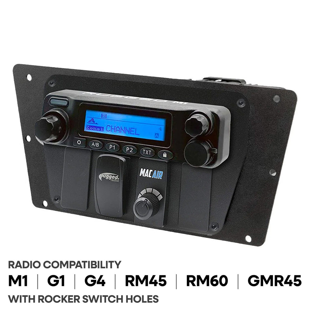 Yamaha YXZ Multi-Mount - Motorola CM300D and Motorola/Vertex VX2200
