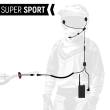 Load image into Gallery viewer, SUPER SPORT Complete Motorcycle Communication Kit with Lightweight SPORT Cables - R1