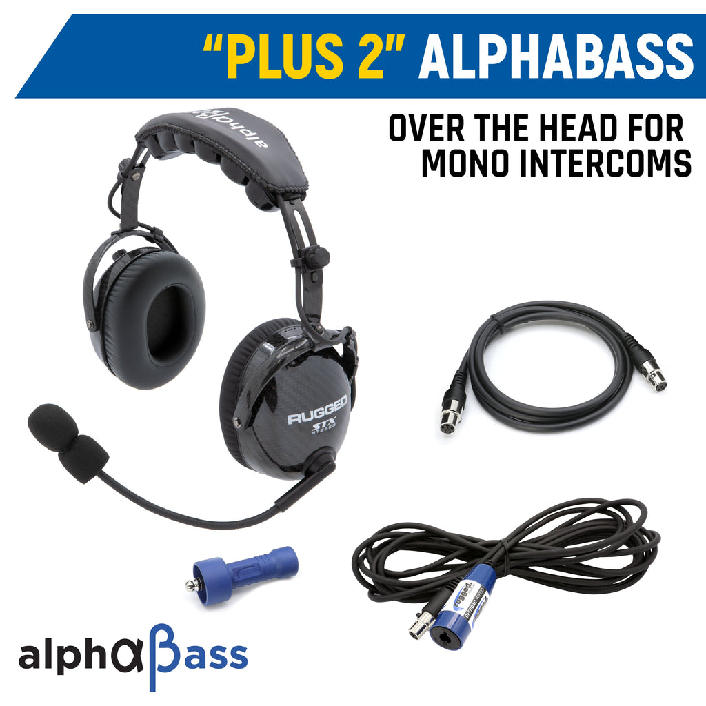 Rear Seat Expansion Kit with Helmet Kits or Headsets - STX Stereo / Ultimate Headset - Over the Head