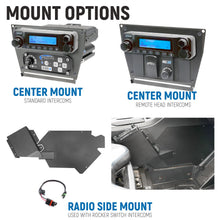 Load image into Gallery viewer, Polaris RZR PRO XP - Turbo R - Pro R - Complete Communication Kit with Bluetooth Intercom and 2-Way Radio - 696 PLUS Remote Head / G1 GMRS / Radio Side Mount