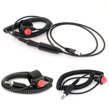 Load image into Gallery viewer, Quick Disconnect Push to Talk Buttons - Velcro Mount Quick Disconnect PTT