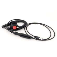 Load image into Gallery viewer, Quick Disconnect Push to Talk Buttons - Complete Velcro Mount Quick Disconnect PTT Kit