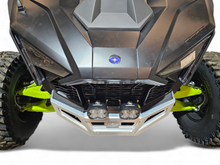 Load image into Gallery viewer, 2022-2025 Polaris RZR Pro R, Pro S, Turbo R Machined Billet Front Winch Bumper (Clear Anodize)