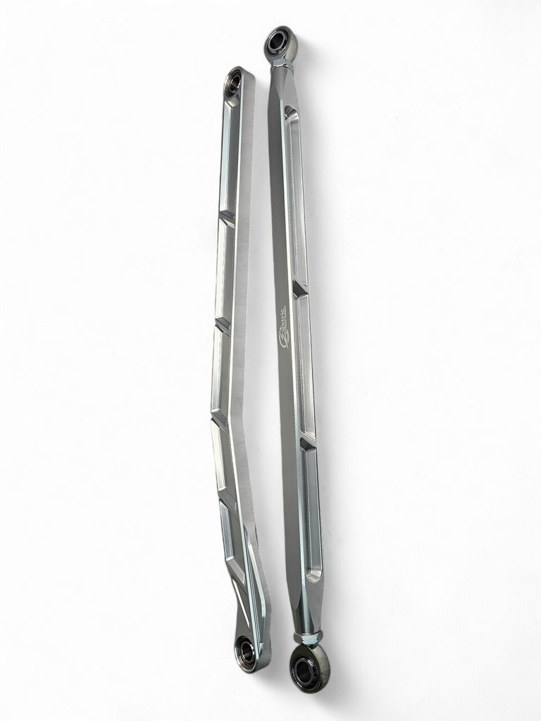 2022 to Current Polaris RZR Pro R, Pro S, Turbo R High Clearance Radius Rods in Clear Finish