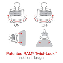 Load image into Gallery viewer, RAM Twist-Lock Suction Cup Base with Ball