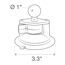 Load image into Gallery viewer, RAM Twist-Lock Suction Cup Base with Ball