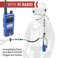 Load image into Gallery viewer, RACE SERIES Complete Motorcycle Communication Kit with OFFROAD Cables and R1 Radio