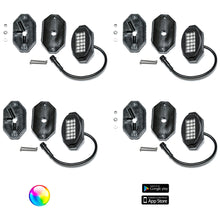 Load image into Gallery viewer, 5150 Whips 187 Style Rock Lights w/ Control Harness