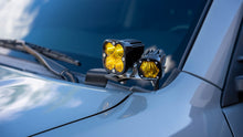 Load image into Gallery viewer, SDHQ Built A-Pillar Add A Light Mount Kit for Baja Designs Squadron Series Lights