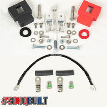 Load image into Gallery viewer, '10-14 Ford Raptor SDHQ Built Billet Battery Terminal Kit parts