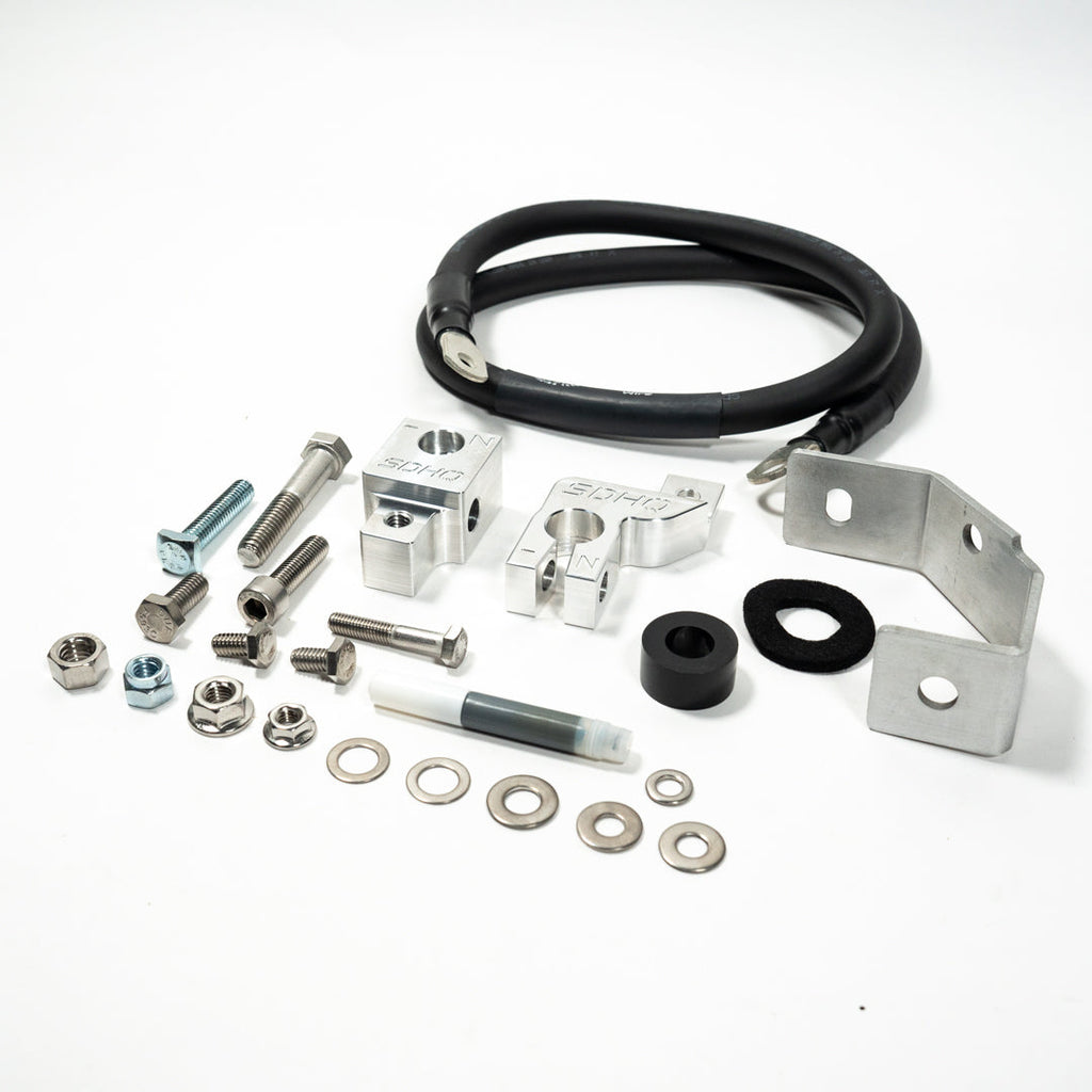 '19-2023 SDHQ Built Ford Ranger Billet Battery Terminal and Distribution Kit