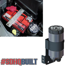 Load image into Gallery viewer, '07-21 Toyota Tundra SDHQ Built Dual Battery Power Steering Reservoir Kit SDHQ Off Road display