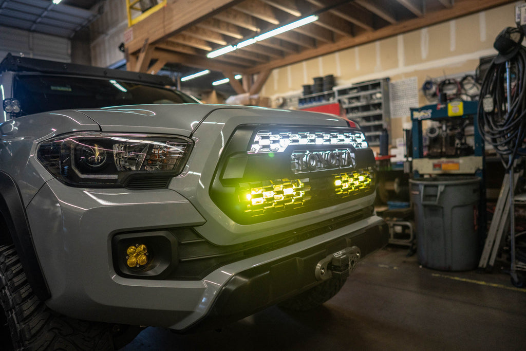'16-23 Toyota Tacoma SDHQ Built BTG Dual 10" Light Bar Mount