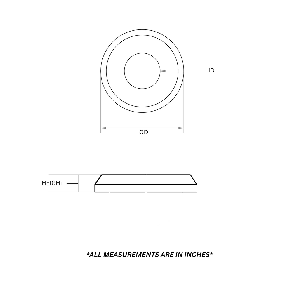 SDHQ Built Machined Weld Washers