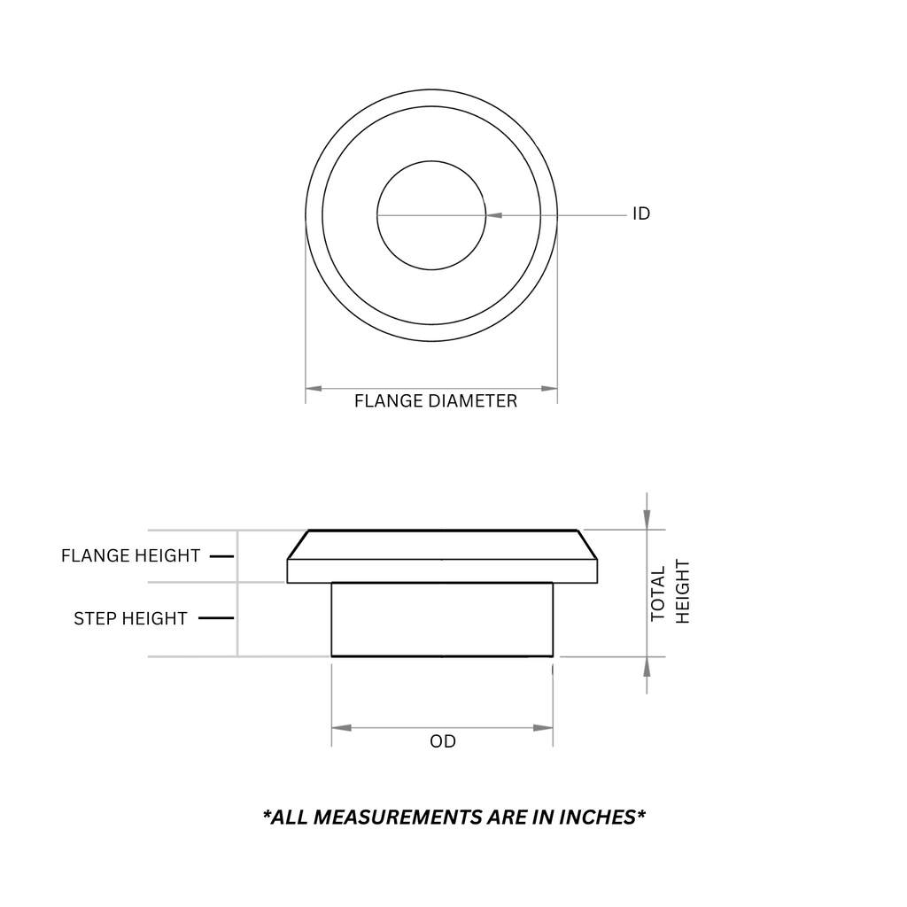 SDHQ Built Machined Stepped Weld Washers