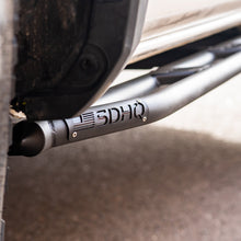 Load image into Gallery viewer, '16-23 Toyota Tacoma Long Bed SDHQ Built Rock Sliders close-up