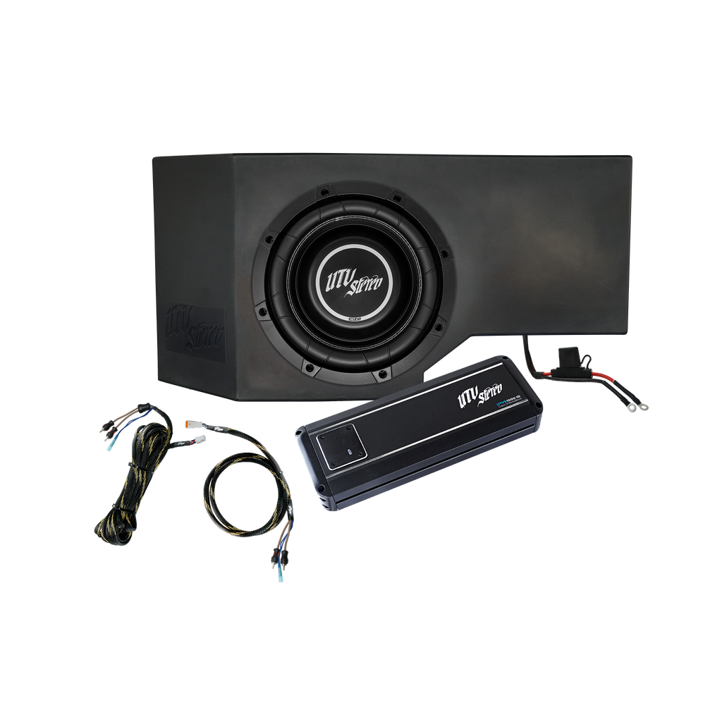 Can-Am® Defender 1000W Single Passenger Side 10" Subwoofer Kit | UTVS-DEF-SUB-10
