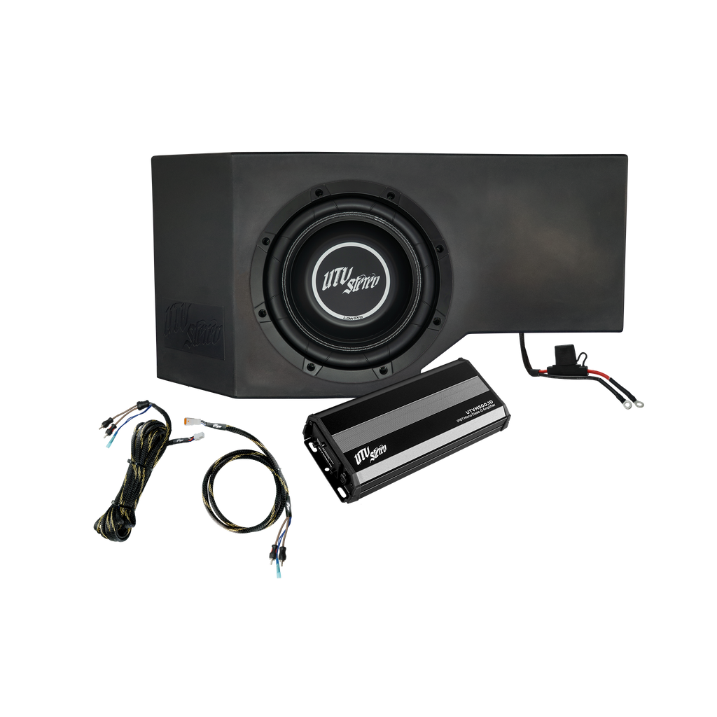 Can-Am® Defender 500W Single Passenger Side 10" Subwoofer Kit | UTVS-DEF-SUB-500
