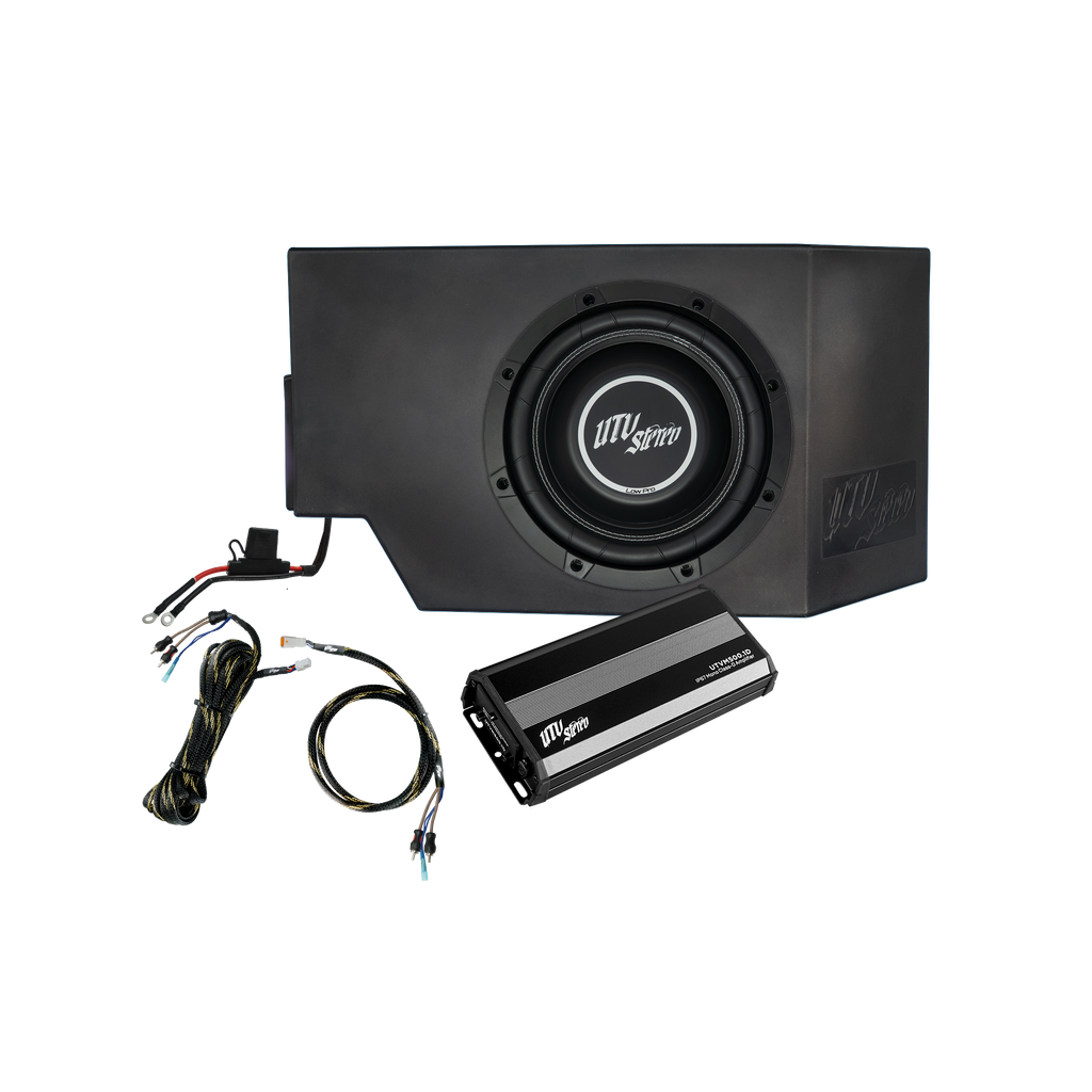 Can-Am® Defender 500W Single Driver Side 10" Subwoofer Kit | UTVS-DEF-SUB-500-DR