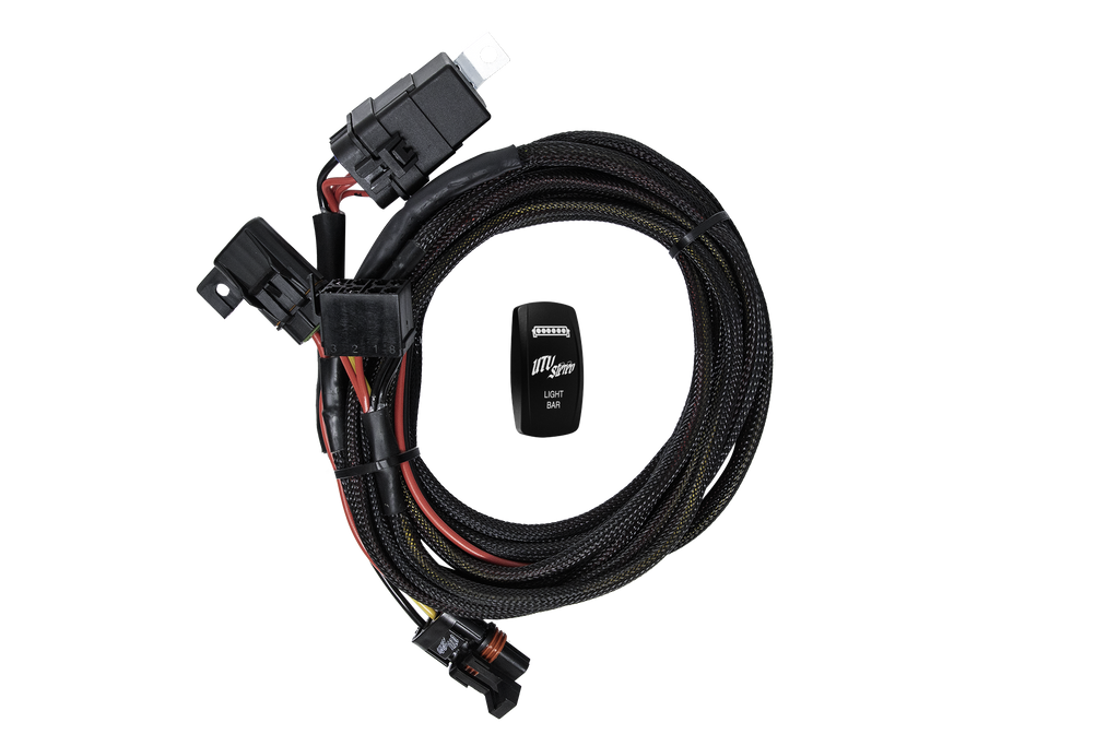 RZR® Pro Series High Current Harness + Rocker Switch & Pulse Bar Plug | UTVS-PRO
