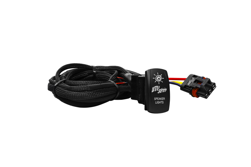 RZR® Pro Series Low Current Harness + Rocker Switch & Pulse Bar Plug | UTVS-PRO-