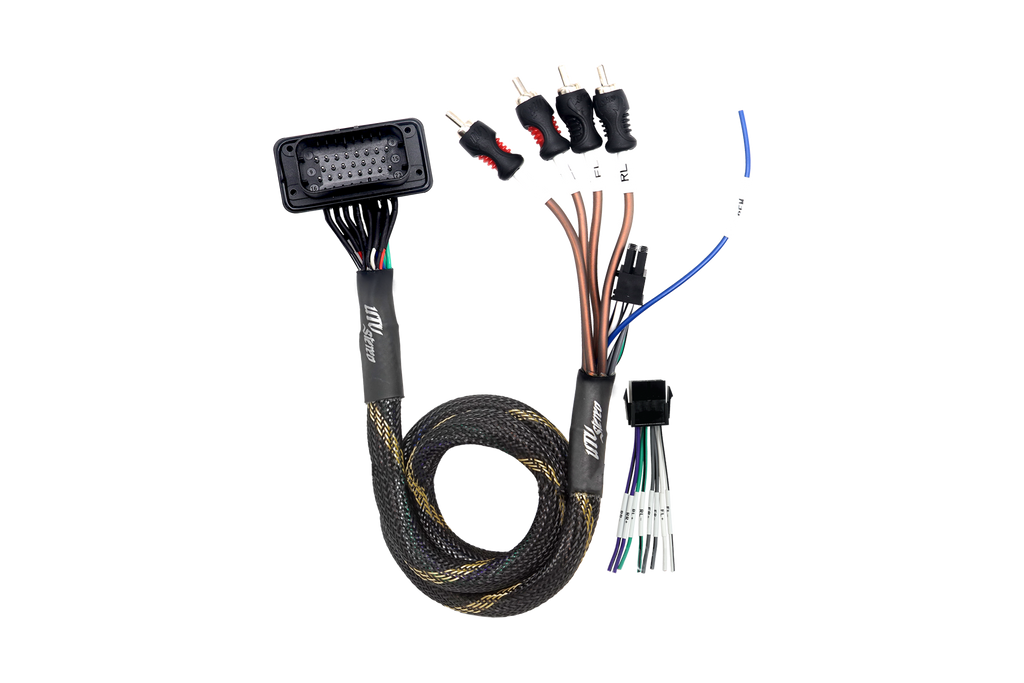 RZR® Pro Series Ride Command Front & Rear RCA Output + Speaker Wire & Remote | U
