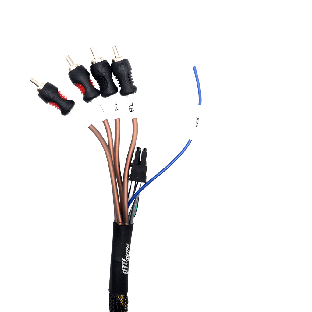 RZR® Pro Series Ride Command Front & Rear RCA Output + Speaker Wire & Remote | U