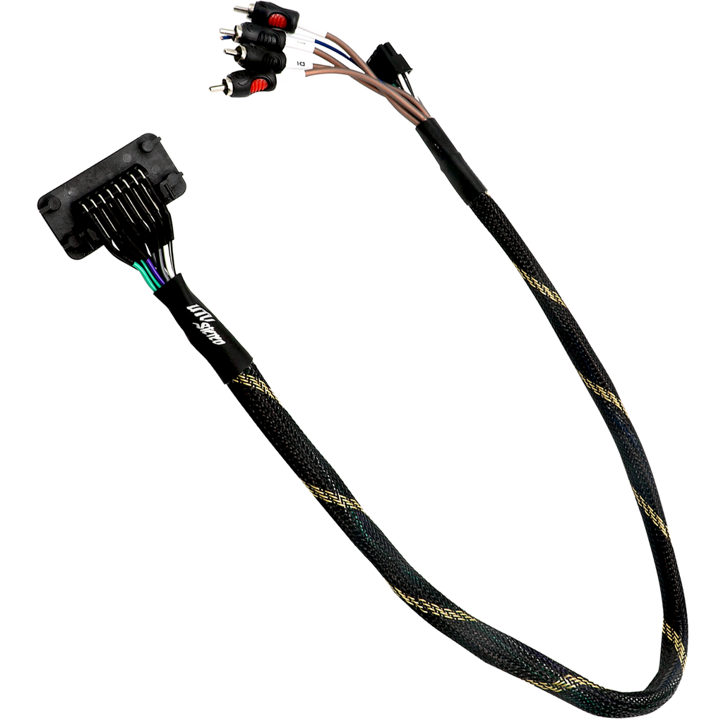 RZR® Pro Series Ride Command Front & Rear RCA Output + Speaker Wire & Remote | U
