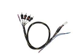 Can-Am® Maverick R BRP GO Front & Rear RCA Output Harness + Remote | UTVS-GO-RCA