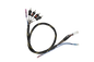 Can-Am® Maverick R BRP GO Front & Rear RCA Output Harness + Remote | UTVS-GO-RCA