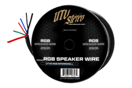 6 Conductor RGB Speaker Wire - 50' | UTVS-RGB-SPWIRE-50