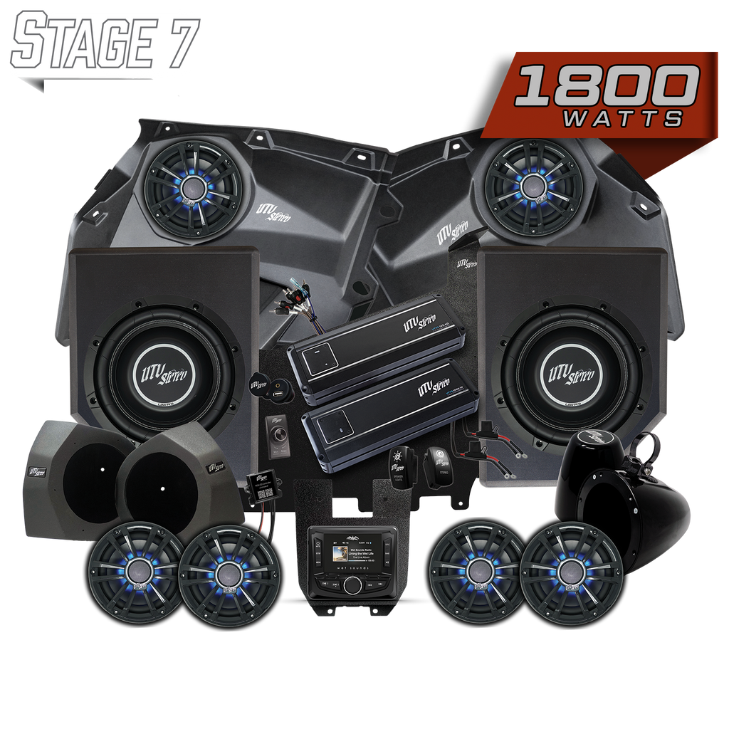 Can-Am® X3 Signature Series Stage 7 Stereo Kit | UTVS-X3-S7-S