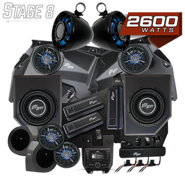 Can-Am® X3 Signature Series Stage 8 Stereo Kit | UTVS-X3-S8-S
