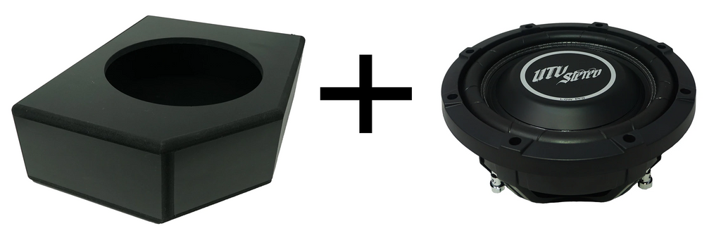 Can-Am® X3 Low Profile Front Passenger Side 10” Sub Box Enclosure – Unloaded | U