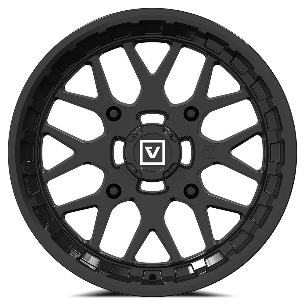 V03 15X7 +25MM 4X156 GLOSS BLACK